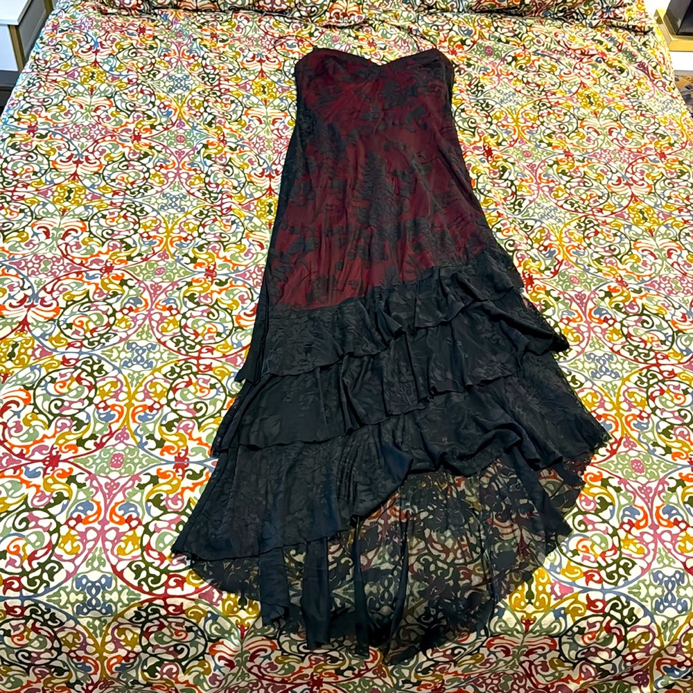 Clique asymmetrical lace dress